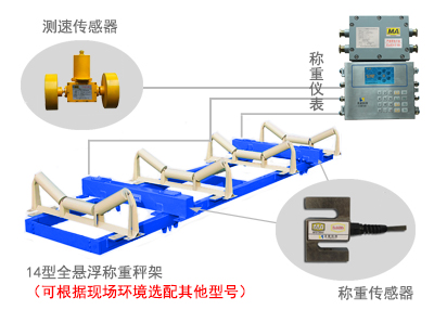 ICS-ST礦用電子皮帶秤 礦用電子皮帶秤
